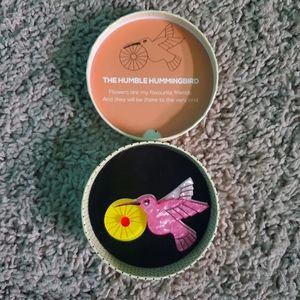 Erstwilder Humble Hummingbird Brooch